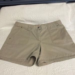 Style&Co size 14 high waist khaki shorts.